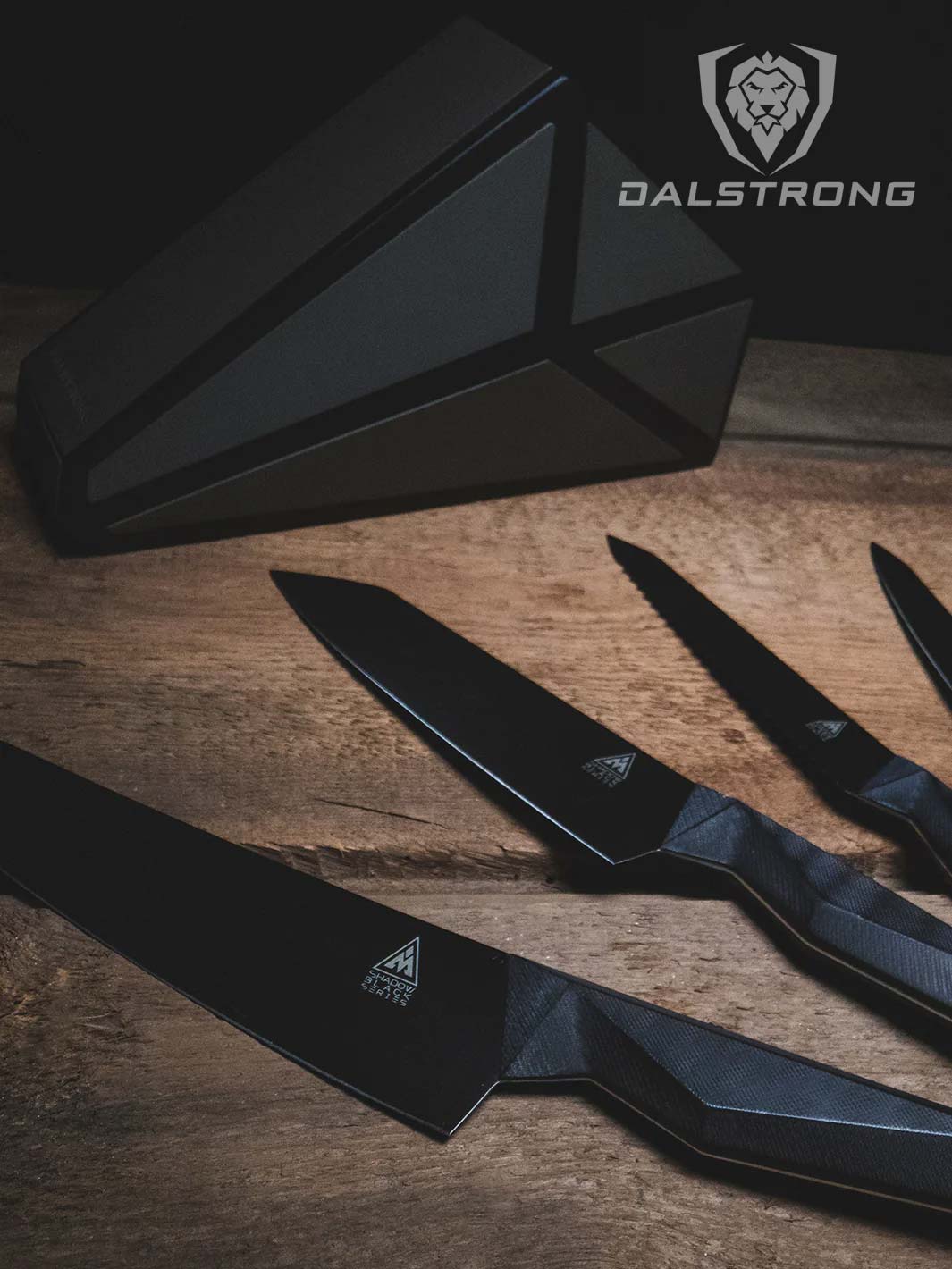 5 Piece Block Set | NSF Certified | Shadow Black Series | Dalstrong ©