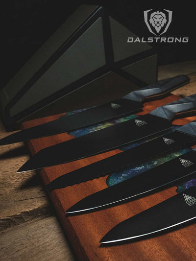 5 Piece Block Set | NSF Certified | Shadow Black Series | Dalstrong ©