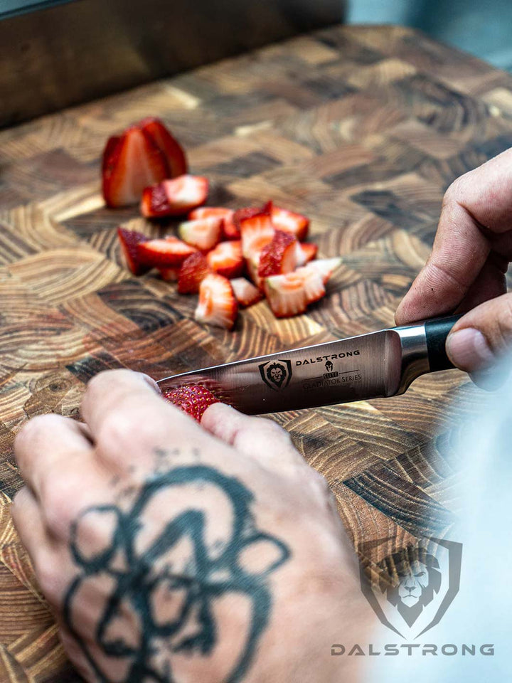 Fruit & Vegetable Paring Knife Set - 3 Piece | Gladiator Series | NSF Certified | Dalstrong ©