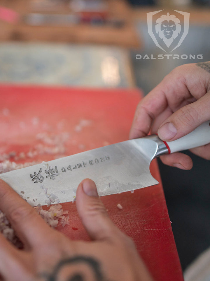 Chef's Knife 8" | White G10 Handle | Phantom Series | Dalstrong ©