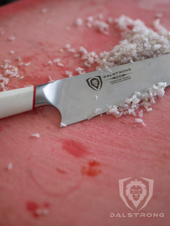 Chef's Knife 8" | White G10 Handle | Phantom Series | Dalstrong ©
