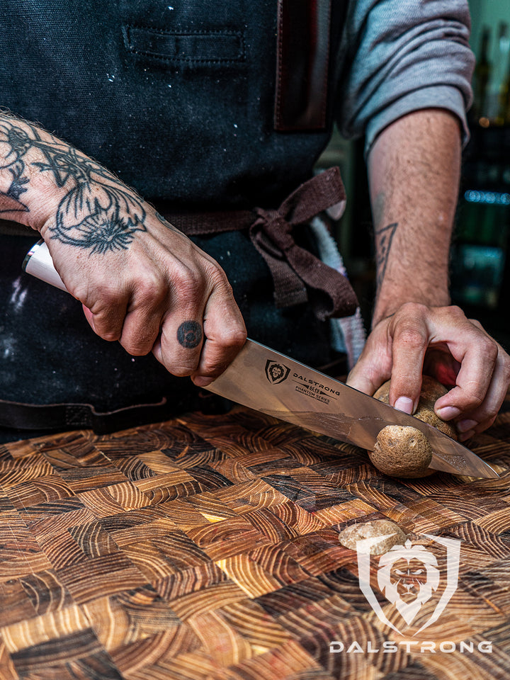 Chef's Knife 8" | White G10 Handle | Phantom Series | Dalstrong ©