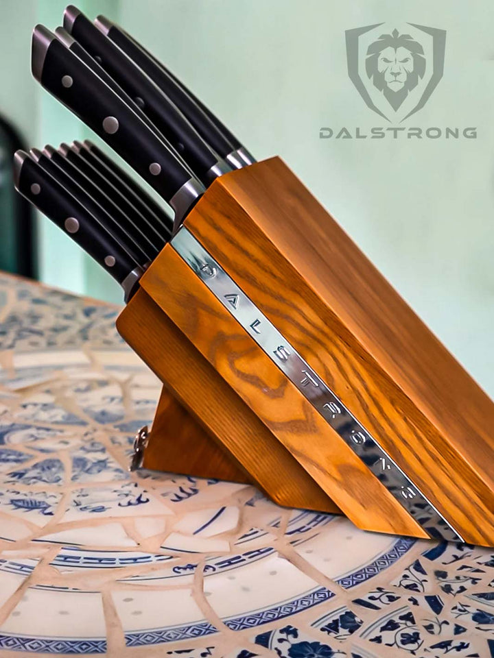 12 Piece Block Set | Black Handles | Gladiator Series | NSF Certified | Dalstrong ©