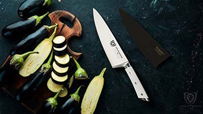 Chef's Knife 8" | Glacial White Handle | Gladiator Series | NSF Certified | Dalstrong ©