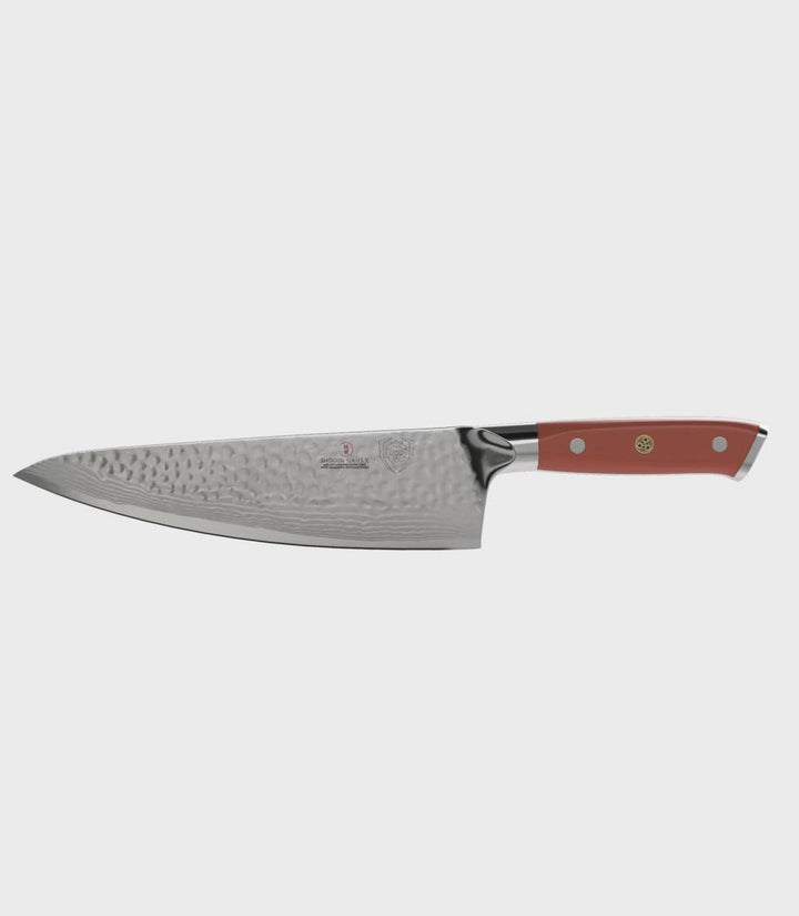 Chef Knife 8" | Orange ABS Handle | Shogun Series X | Dalstrong ©
