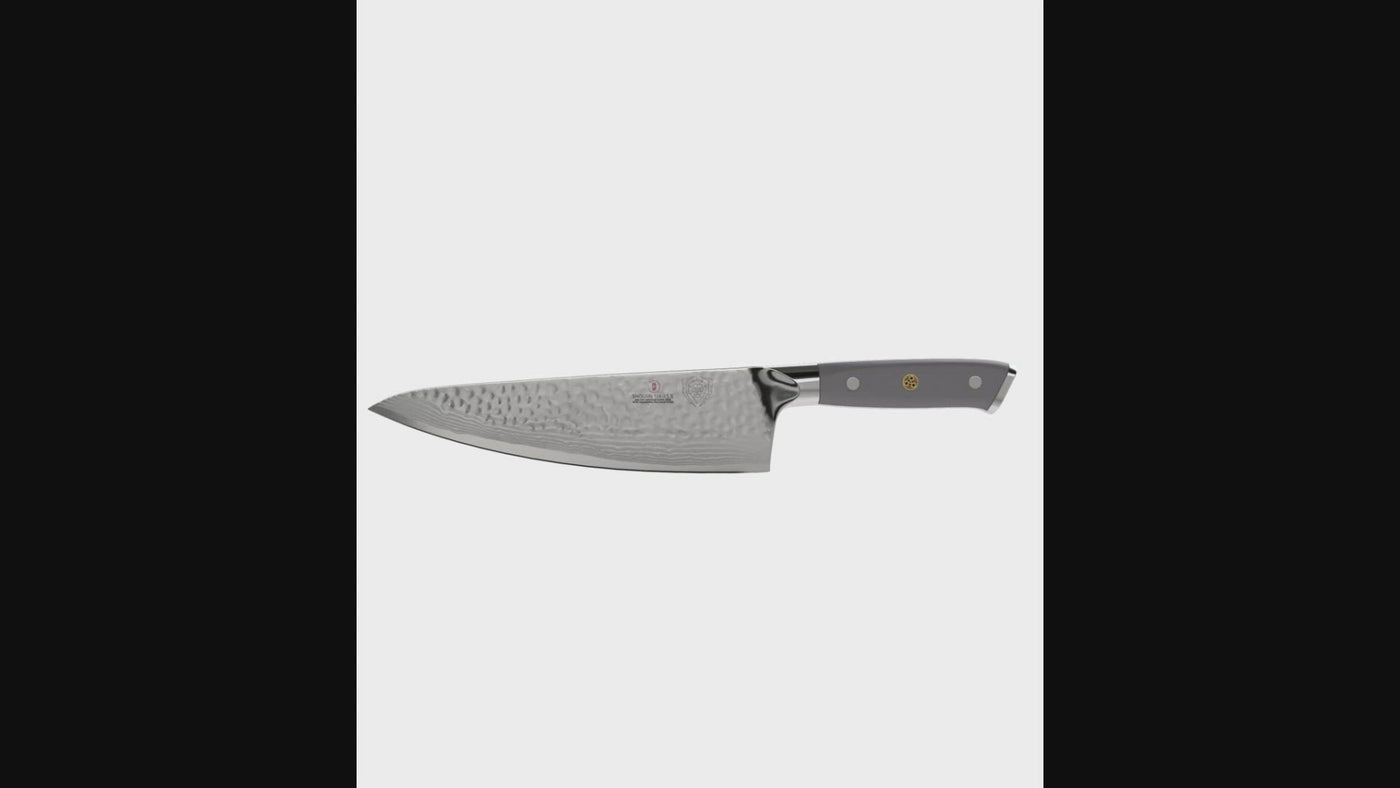 Chef Knife 8" | Gray ABS Handle | Shogun Series X | Dalstrong ©