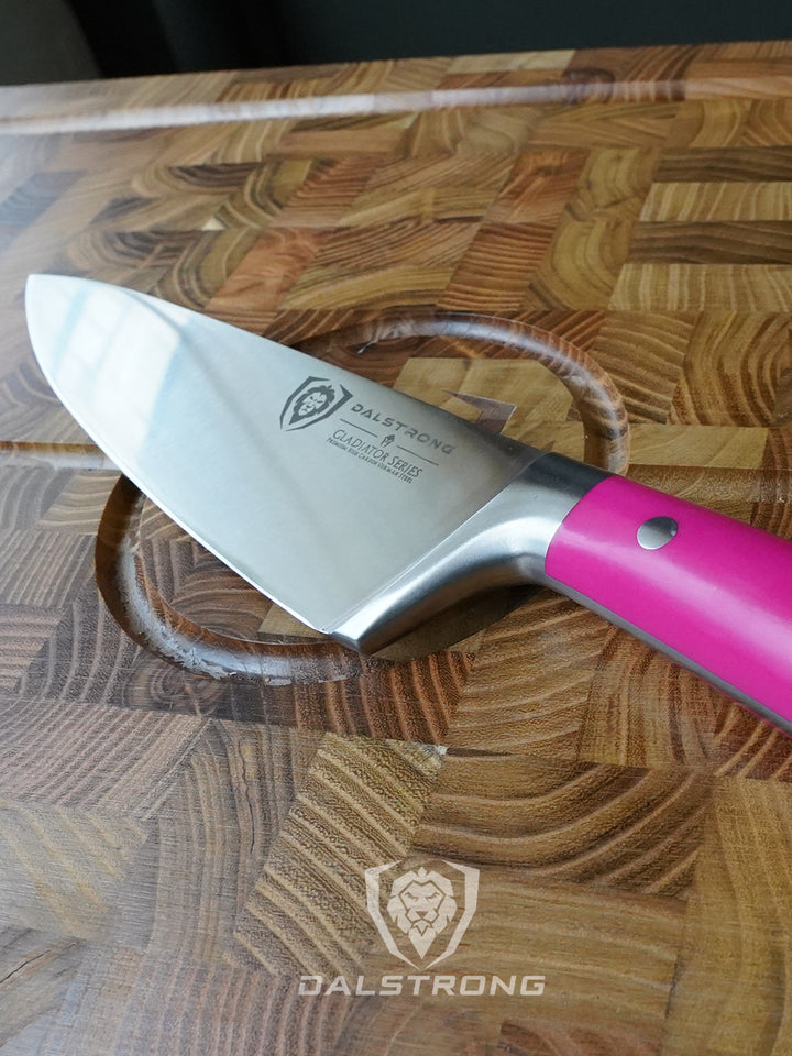 Chef Knife 8" | Fuchsia ABS Handle | Gladiator Series | NSF Certified | Dalstrong ©