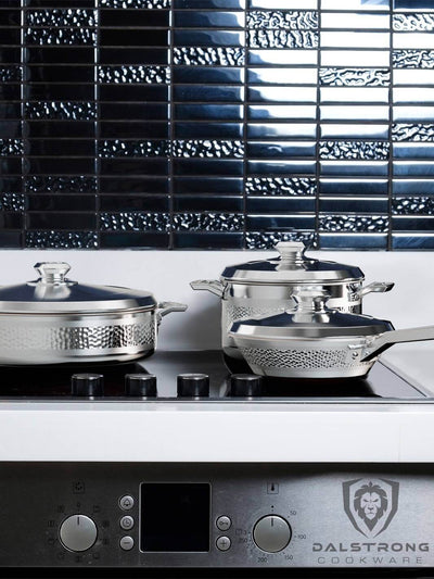 6 Piece Cookware Set | Silver | Avalon Series | Dalstrong ©