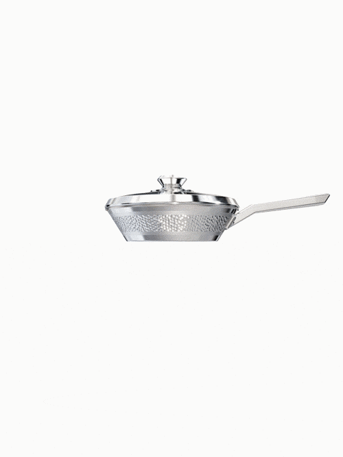 9" Frying Pan & Skillet | Hammered Finish Silver | Avalon Series | Dalstrong ©