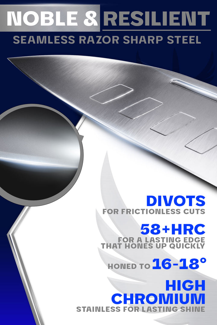 Santoku Knife 7" | Crusader Series | NSF Certified | Dalstrong ©