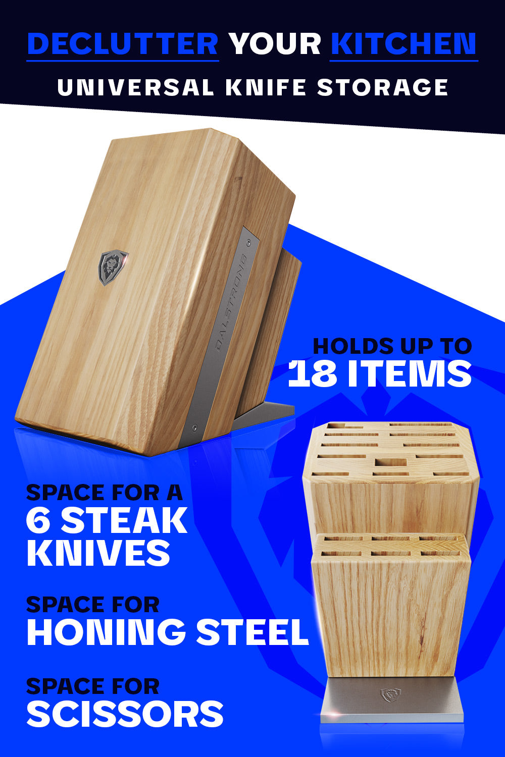 Universal Knife Block | 18 Slots | Dalstrong ©