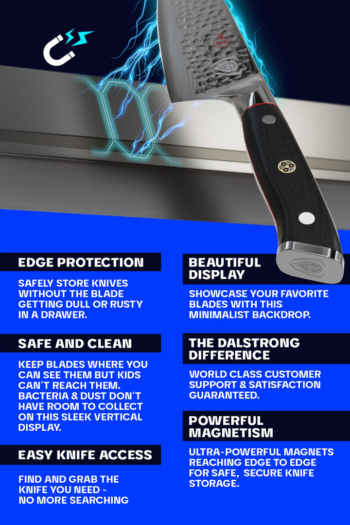 Magnetic Bar Stainless | Wall Knife Holder | Dalstrong ©