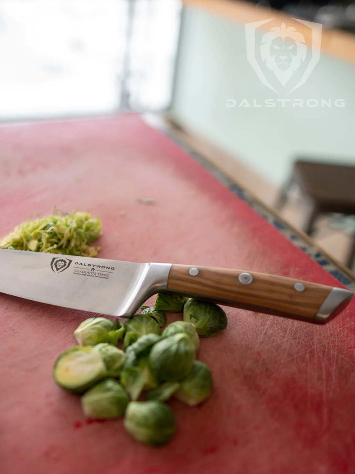 Chef Knife 8" | Olive Wood Handle | Gladiator Series | Dalstrong ©