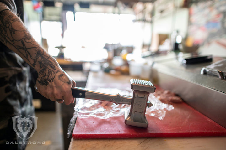 Meat Tenderizer 15" | Dual Sided, Heavy Duty & Extra-Large Hammer | Dalstrong ©
