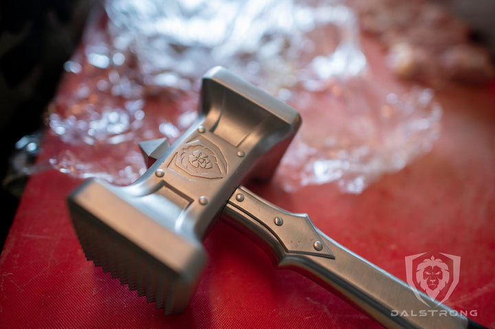Meat Tenderizer 15" | Dual Sided, Heavy Duty & Extra-Large Hammer | Dalstrong ©