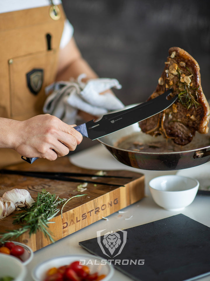 Pitmaster Knife 9" | Delta Wolf Series | Forked Tip & Bottle Opener | Dalstrong ©