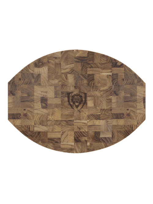 Corner Cutting Board | Natural Teak Wood | Dalstrong ©