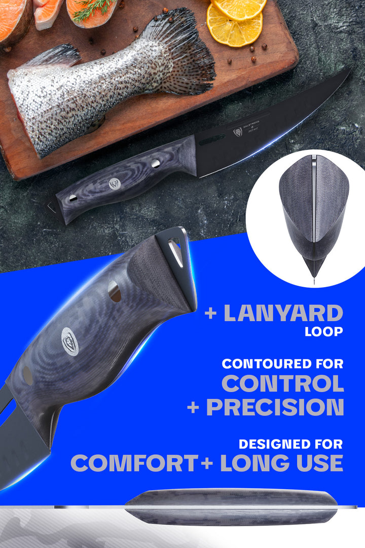 Curved Fillet Knife 6" | Delta Wolf Series | Dalstrong ©