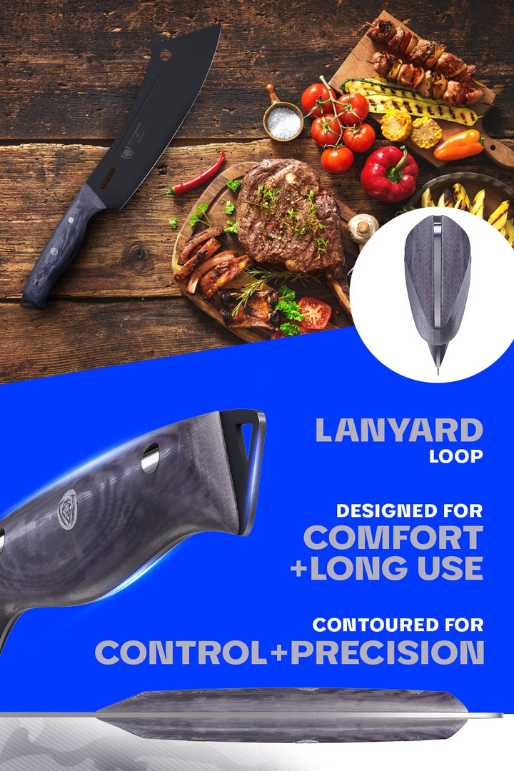 Chef & Cleaver Hybrid Knife 8" | Crixus | Delta Wolf Series | Dalstrong ©