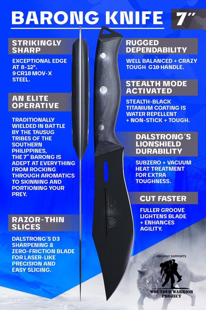 Chef's Knife 7" | Barong | Delta Wolf Series | Dalstrong ©