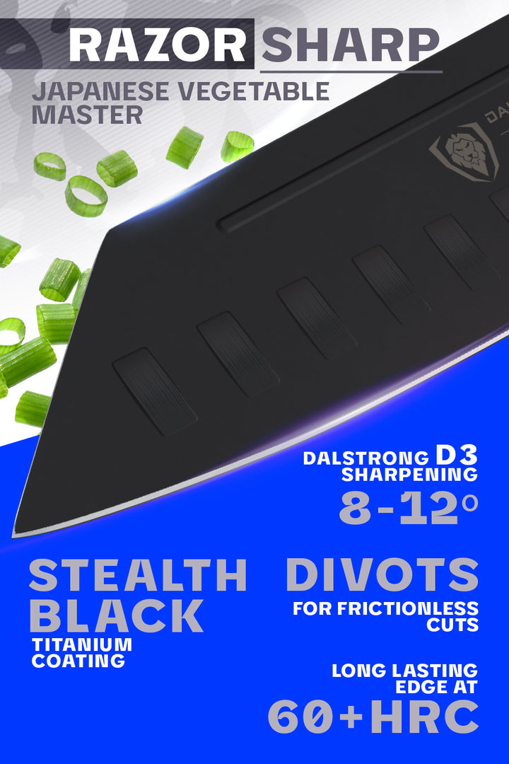 Santoku Knife 7" | Delta Wolf Series | Dalstrong ©