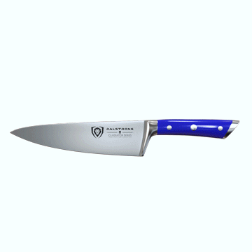 Chef's Knife 8" | Blue Handle | Gladiator Series | NSF Certified | Dalstrong ©