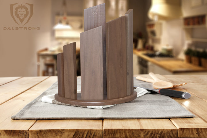 Dragon Spire Magnetic Block | Double-Sided | Walnut Wood | Dalstrong ©