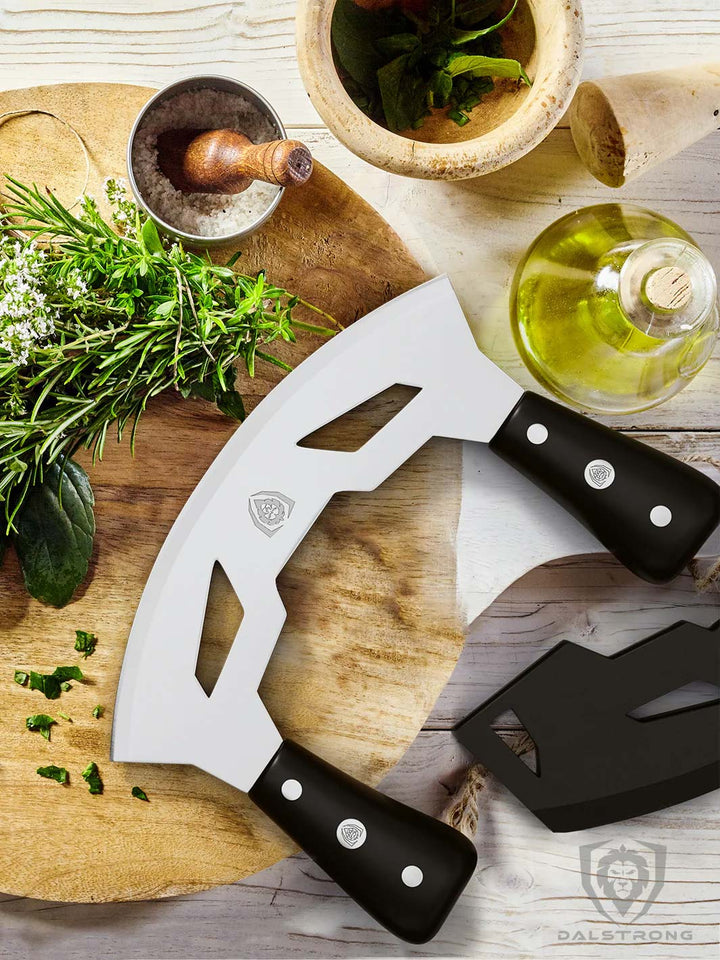 Mezzaluna Knife 8.5" | ABS Handles | Gladiator Series | Dalstrong ©