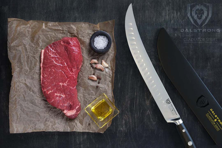 Butcher's Breaking Cimiter Knife 10" | Gladiator Series | NSF Certified | Dalstrong ©