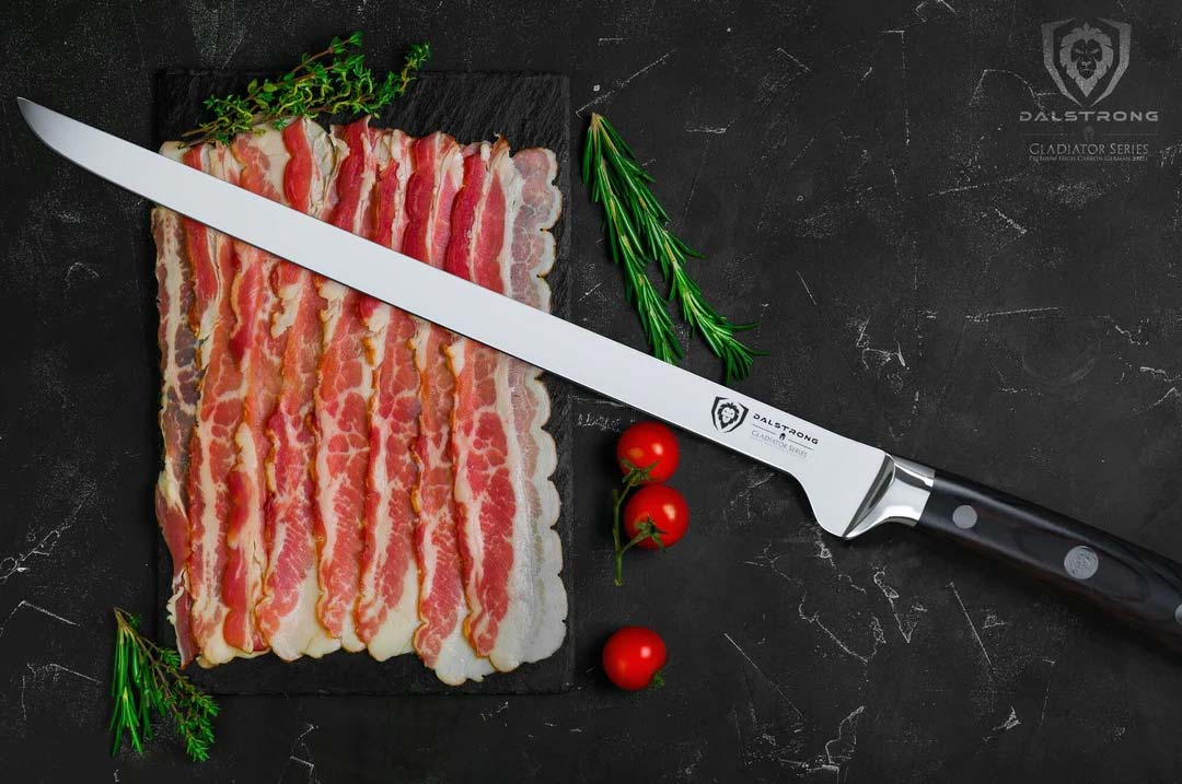 Spanish Style Meat & Ham Slicer 12" | Gladiator Series | Dalstrong ©