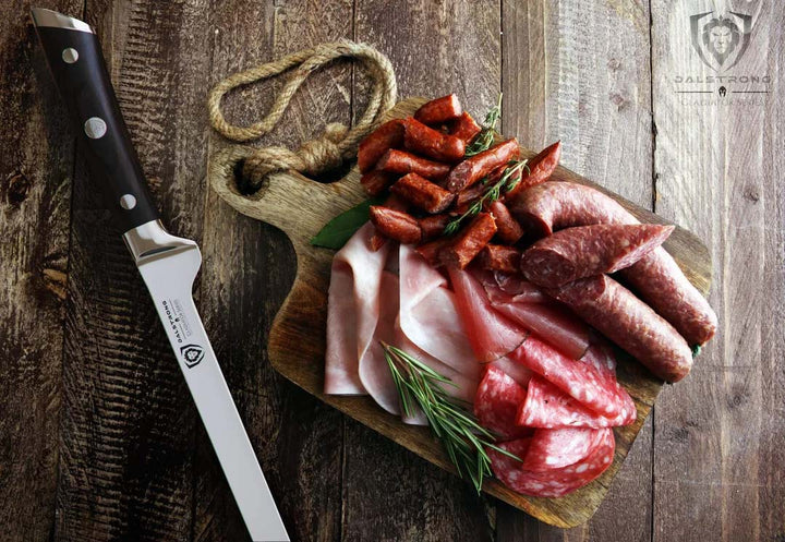 Spanish Style Meat & Ham Slicer 12" | Gladiator Series | Dalstrong ©