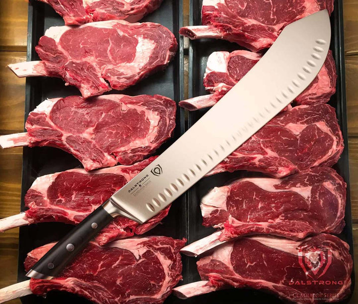 Extra-Long Bull Nose Butcher Knife 14" | Gladiator Series | Dalstrong ©