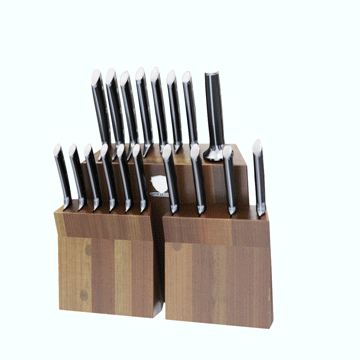 18 Piece Colossal Knife Set with Block | Gladiator Series | Knives NSF Certified | Dalstrong ©