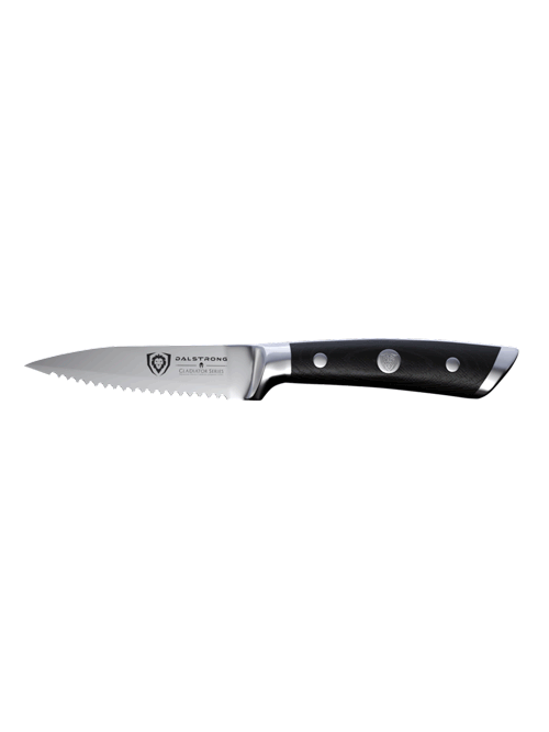 Serrated Paring Knife 3.75" | Gladiator Series | NSF Certified | Dalstrong ©