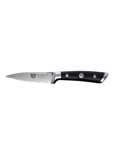 Serrated Paring Knife 3.75" | Gladiator Series | NSF Certified | Dalstrong ©