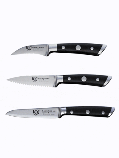 3-Piece Paring Knife Set | Gladiator Series | NSF Certified | Dalstrong ©