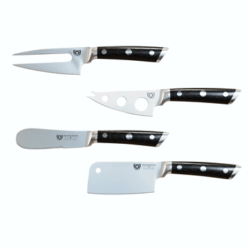 4-Piece Charcuterie & Cheese Knife Set | Gladiator Series | NSF Certified | Dalstrong ©