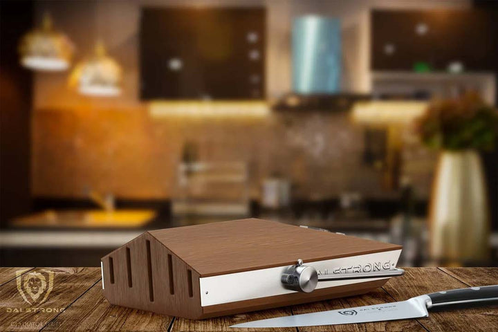 5-Piece Knife Set with Modular Block | Gladiator Series | Knives NSF Certified | Dalstrong ©