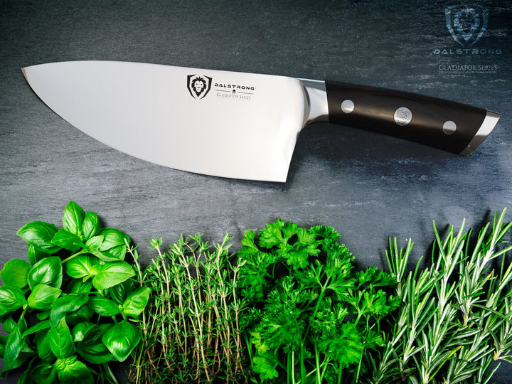 Rocking Herb Knife 7" | Gladiator Series | NSF Certified | Dalstrong ©