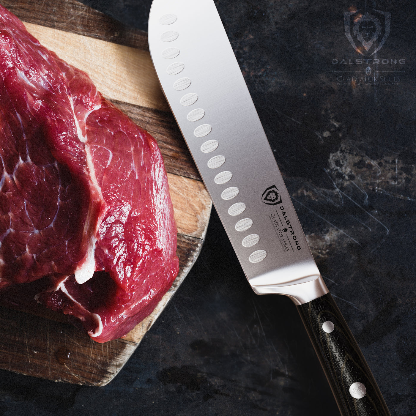 Bull Nose Butcher & Breaking Knife 8" | Gladiator Series | NSF Certified | Dalstrong ©