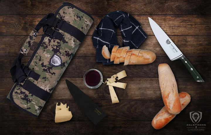 Chef's Knife 8" | Army Green Handle | Gladiator Series | NSF Certified | Dalstrong ©