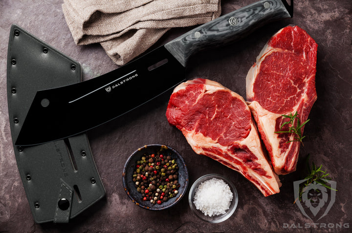 Chef & Cleaver Hybrid Knife 8" | Crixus | Delta Wolf Series | Dalstrong ©