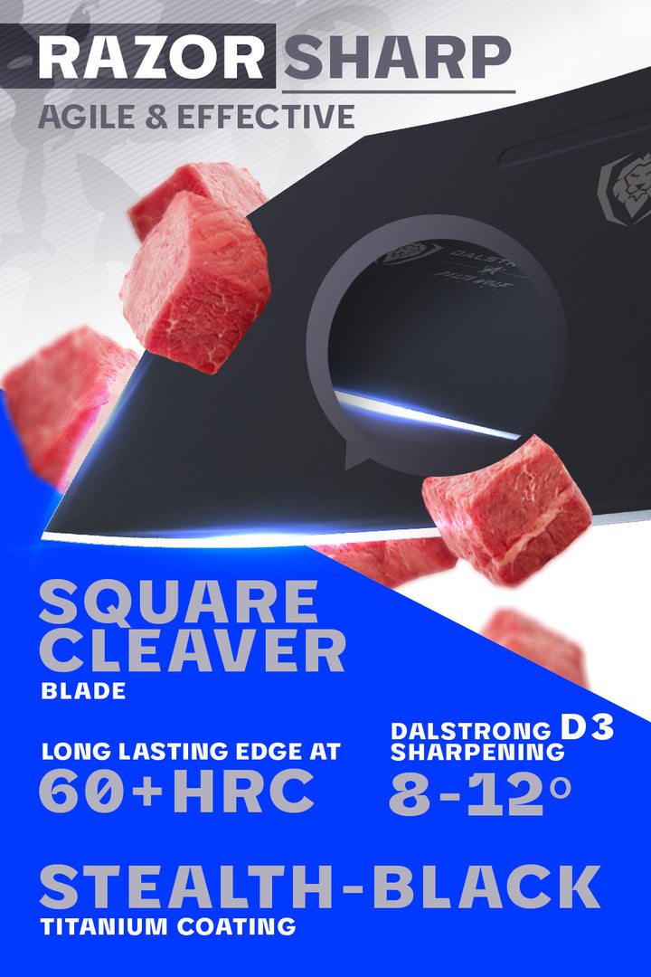 Cleaver Knife 7" | Delta Wolf Series | Dalstrong ©