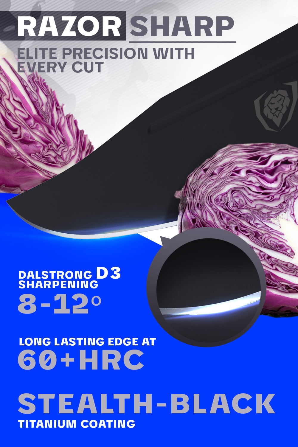 Chef's Knife 8" | Delta Wolf Series | Dalstrong ©