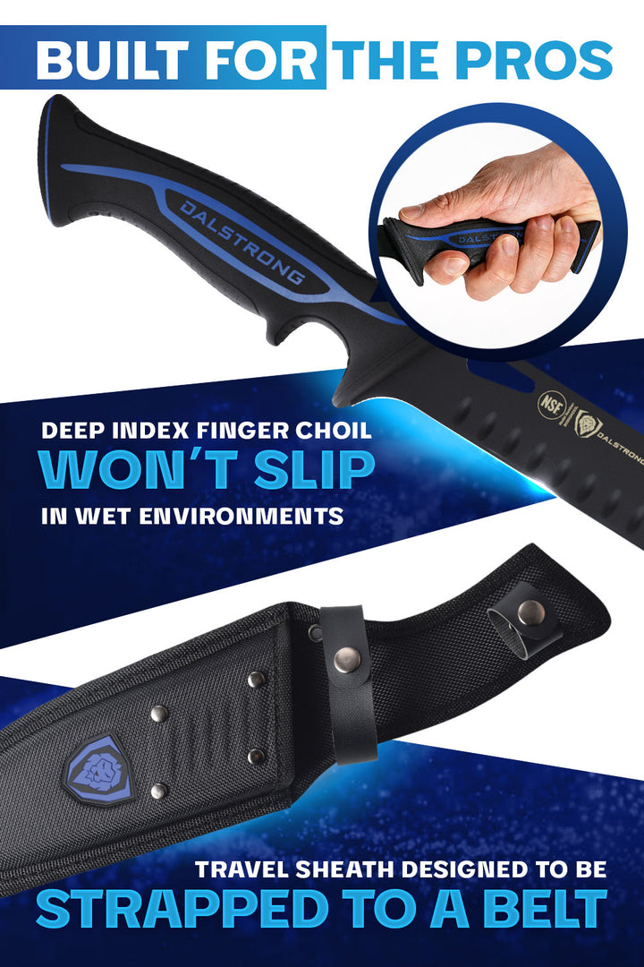 Slicing & Carving Knife 12" | Night Shark Series | NSF Certified | Dalstrong ©