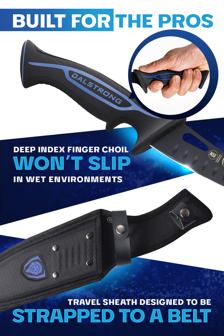 Curved Boning Knife 6" | Night Shark Series | NSF Certified | Dalstrong ©
