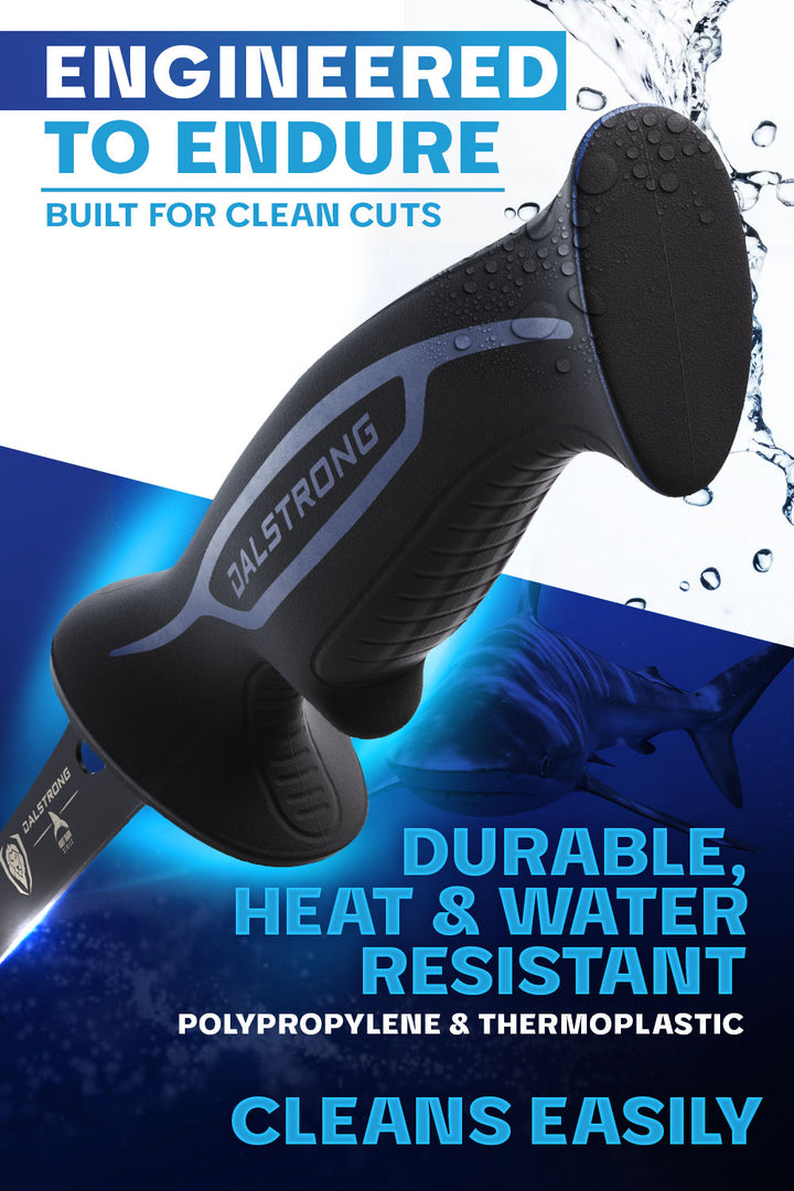 Fillet Knife 7" | Night Shark Series | Flexible Blade | NSF Certified | Dalstrong ©