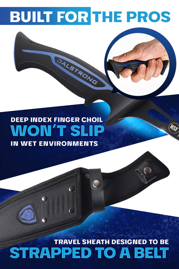 Fillet Knife 7" | Night Shark Series | Flexible Blade | NSF Certified | Dalstrong ©