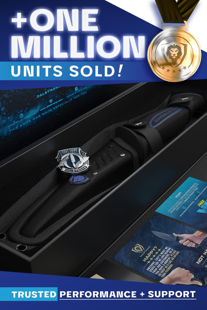 Fillet Knife 7" | Night Shark Series | Flexible Blade | NSF Certified | Dalstrong ©