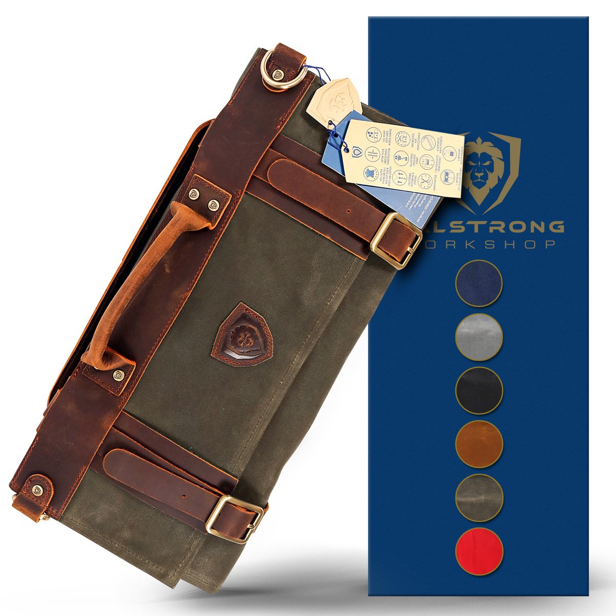 12oz Heavy Duty Canvas & Leather 